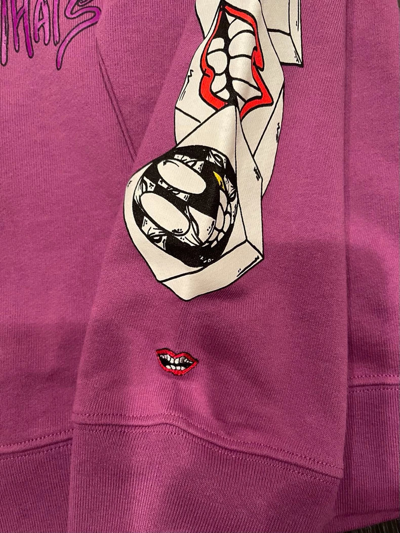 Chrome Hearts Matty Boy Purple Long Sleeve Polo