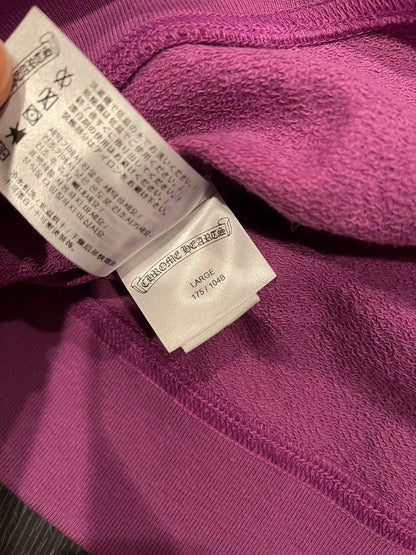 Chrome Hearts Matty Boy Purple Long Sleeve Polo