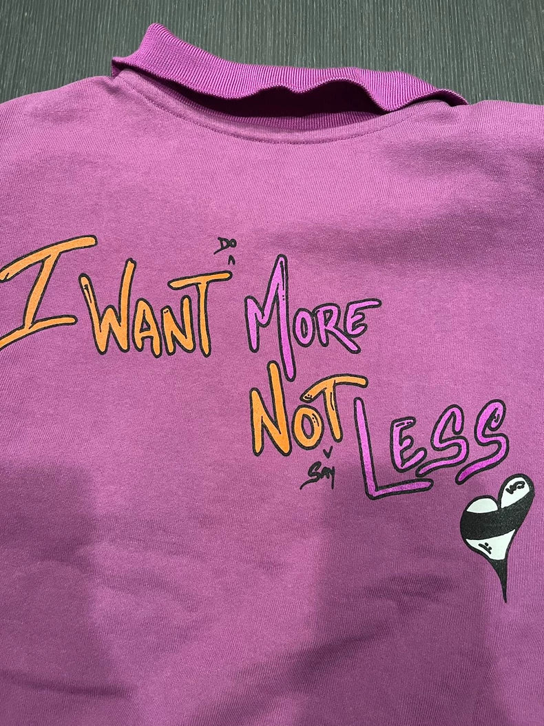 Chrome Hearts Matty Boy Purple Long Sleeve Polo