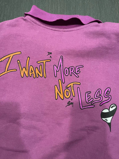 Chrome Hearts Matty Boy Purple Long Sleeve Polo