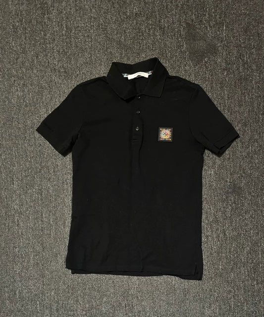 Givenchy Black Short Sleeve Polo Shirt-yf