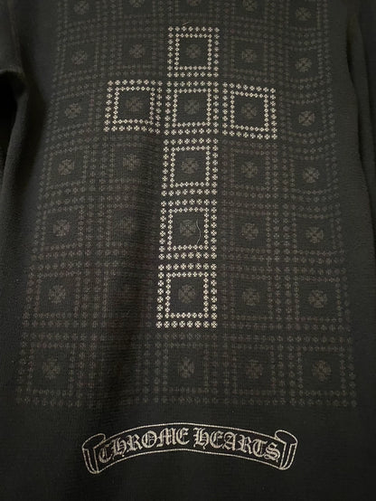 Chrome Hearts Black Cross Pattern Long Sleeve-yf