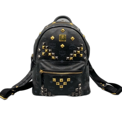 MCM Classic Studded Backpack with Print