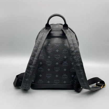 MCM Classic Studded Backpack with Print