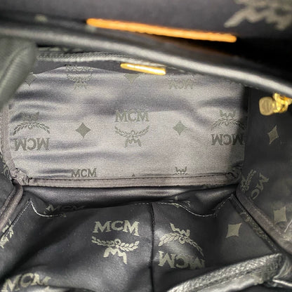 MCM Classic Studded Backpack with Print