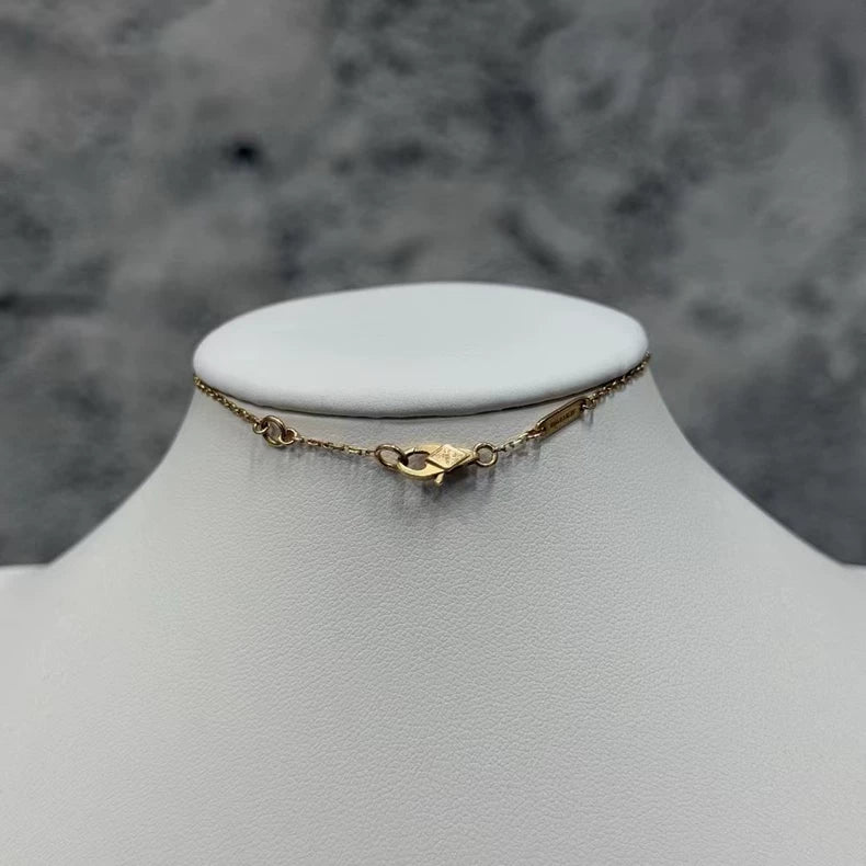 VCA Red Heart Bracelet with Gold Accents