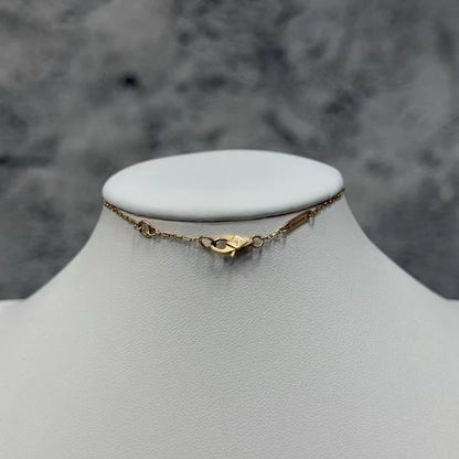 VCA Red Heart Bracelet with Gold Accents