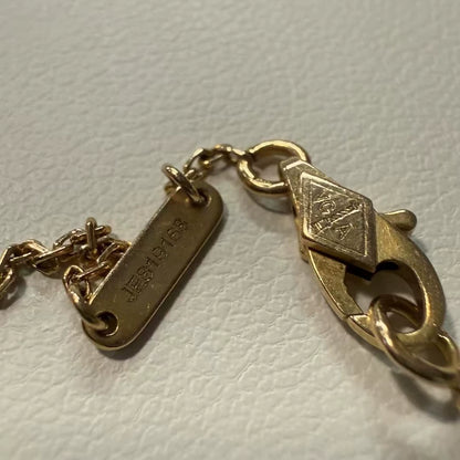 VCA Red Heart Bracelet with Gold Accents