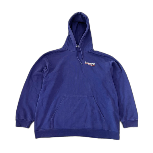 Balenciaga Hooded Sweatshirt with Embroidery