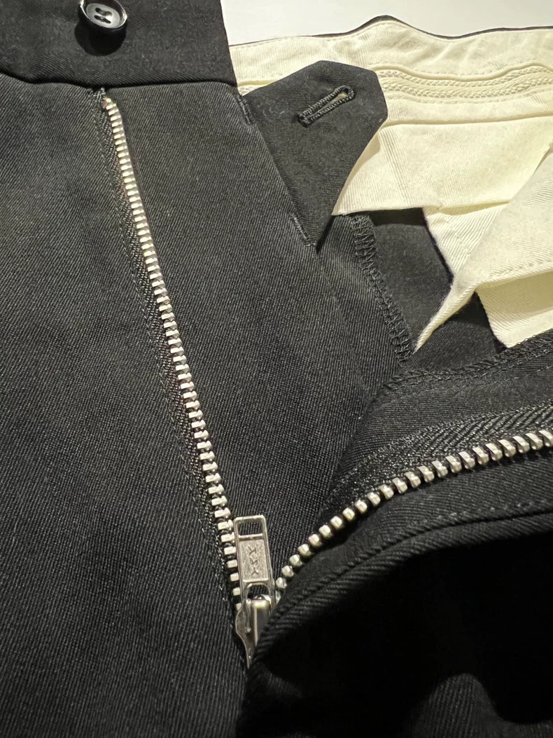 Comme des Garcons Wool Dropped-Crotch Pants S