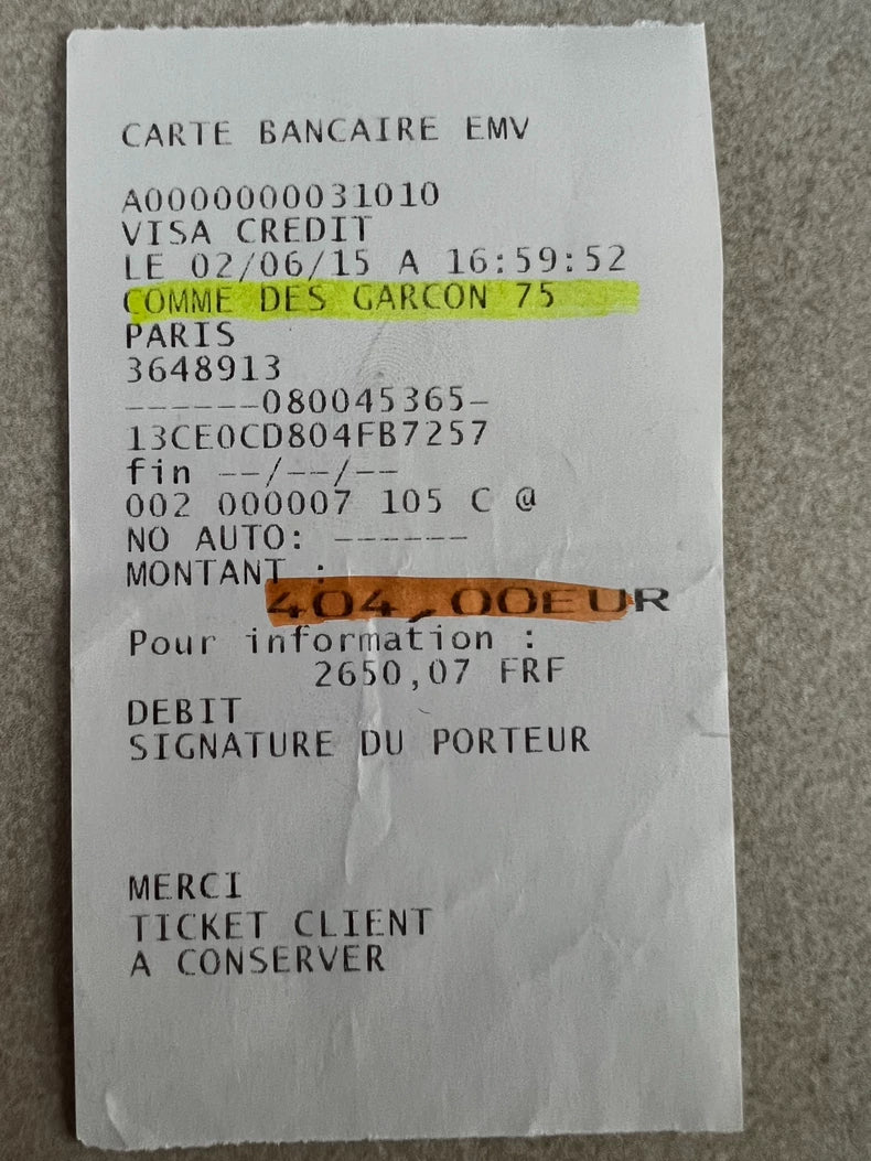 Comme des Garcons Wool Dropped-Crotch Pants S