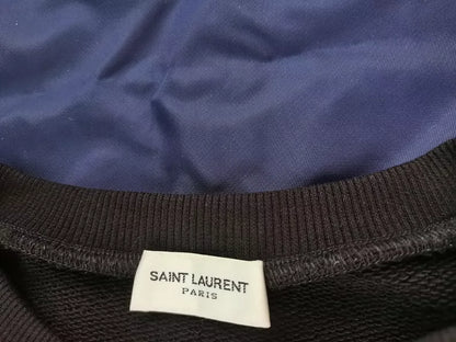 Saint Laurent Paris SLP Leather Trim Vest