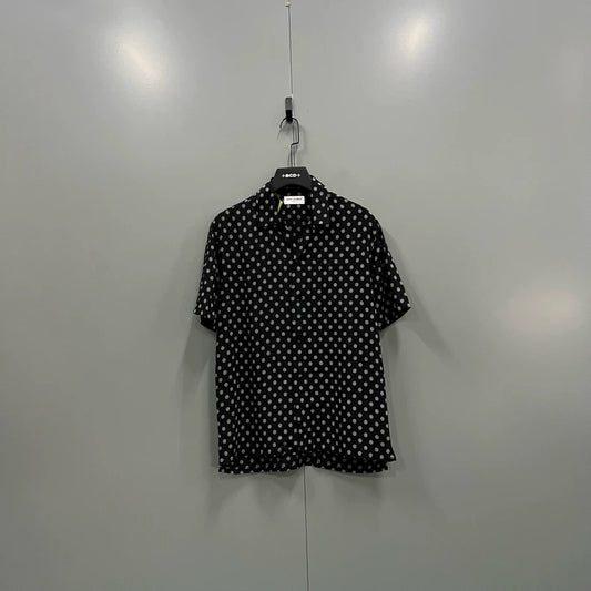 Saint Laurent Floral Polka Dot Shirt-yf