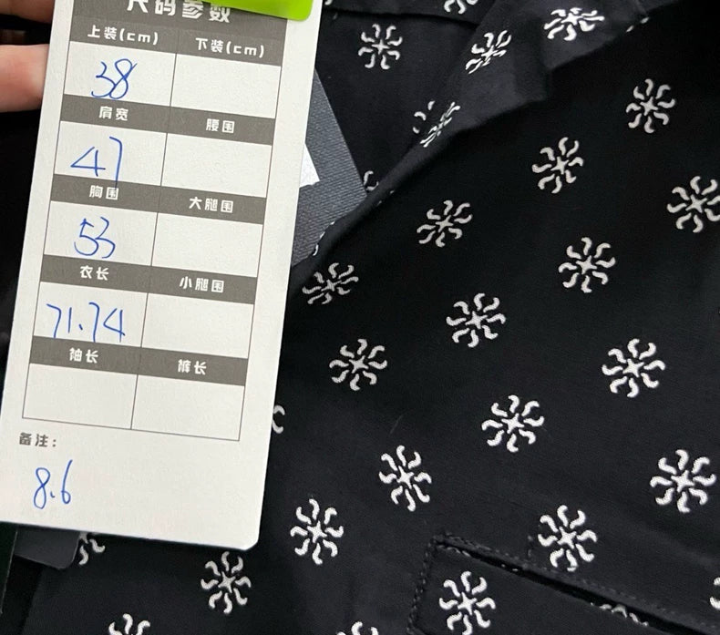 Saint Laurent Floral Polka Dot Shirt-yf