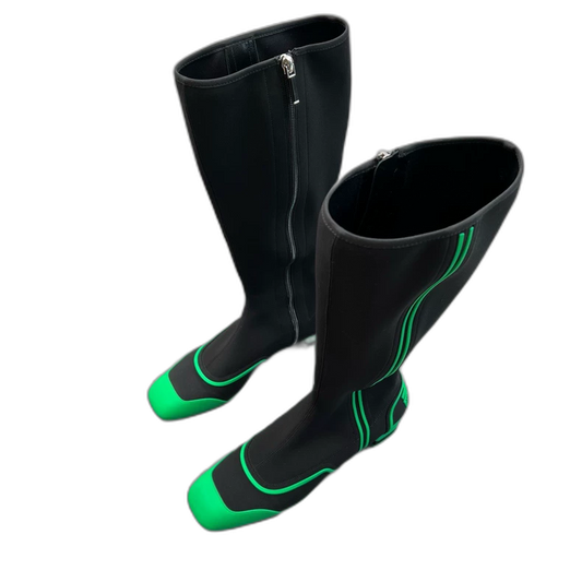 Dior Green and Black High Boots