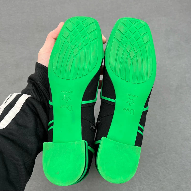 Dior Green and Black High Boots