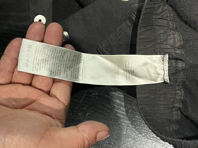 RICK OWENS 24FW Cotton Snap Pants