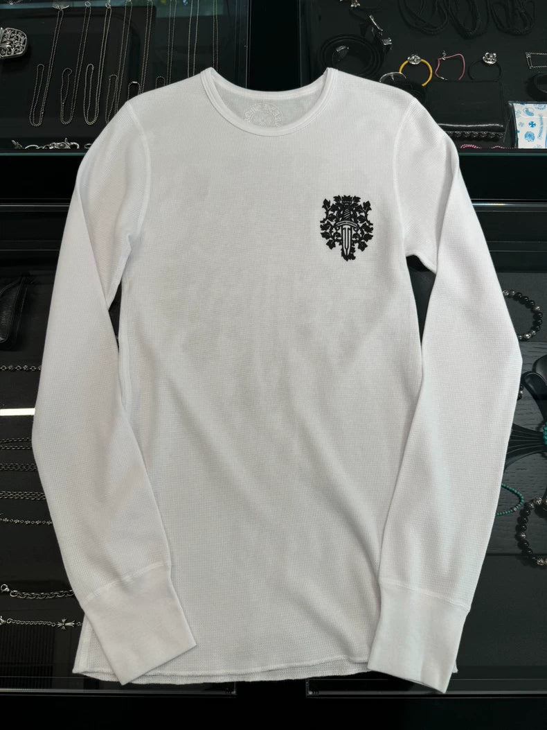 Chrome Hearts White Long Sleeve Top-yf