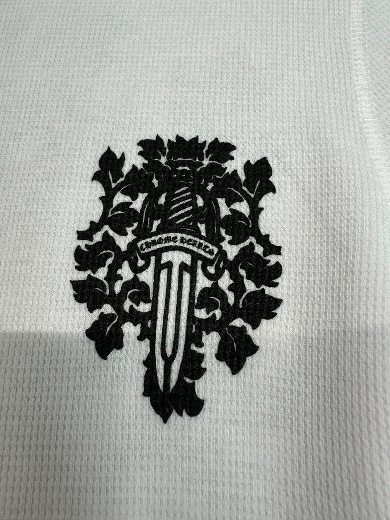 Chrome Hearts White Long Sleeve Top-yf