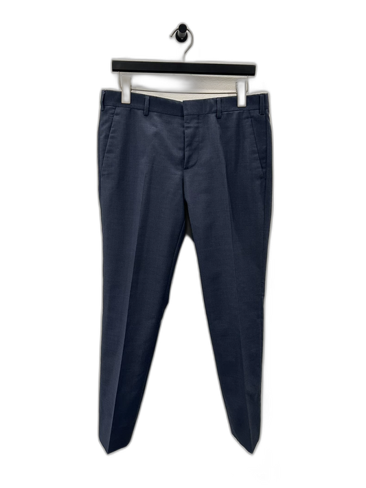 Classic Dark Blue Men's Pants from Prada