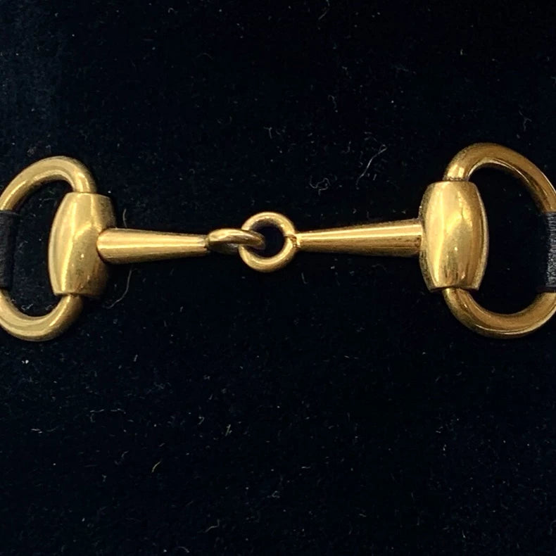 Gucci Black Fur Slip-On Loafers