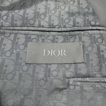 Dior Grey Printed Suit Jacket-zp