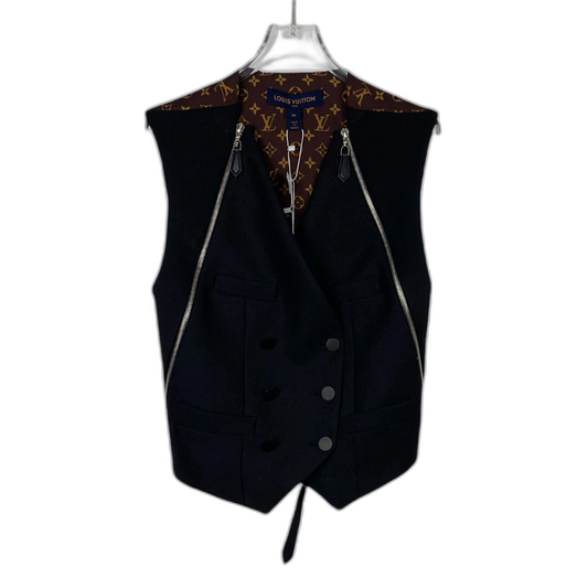 Colorblock LV Sleeveless Vest Jacket