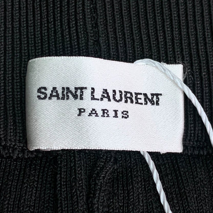 Saint Laurent Black Logo Knit Trousers