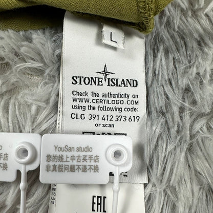 Stone Island Yellow Logo Short Sleeve Tee