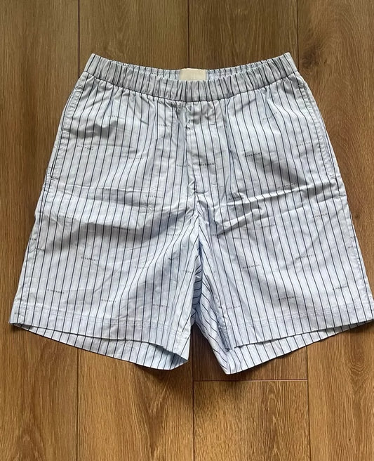 Givenchy Blue Striped Casual Shorts-yf