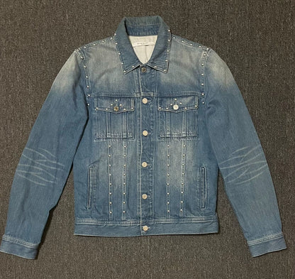 Givenchy Studded Denim Jacket Outerwear-yf
