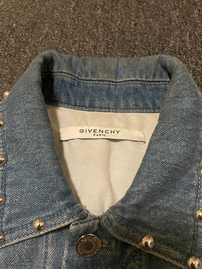 Givenchy Studded Denim Jacket Outerwear-yf