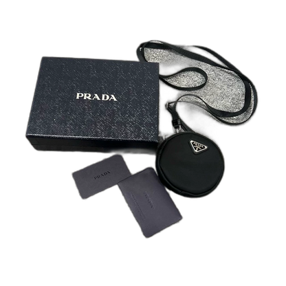Prada Triangle Logo Crossbody Bag