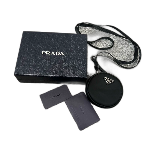 Prada Triangle Logo Crossbody Bag