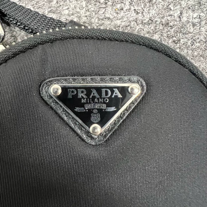 Prada Triangle Logo Crossbody Bag