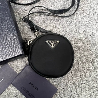 Prada Triangle Logo Crossbody Bag