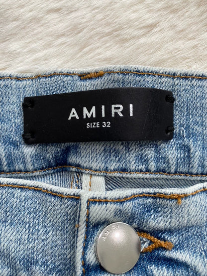 Amiri Playboy Collaboration Distressed Denim Pants