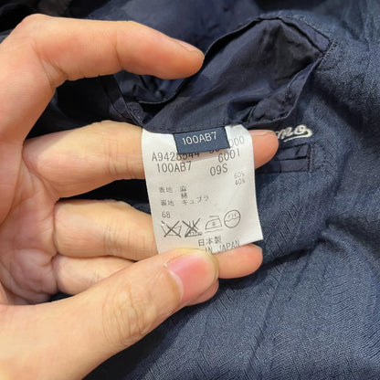 Vintage Blue Casual Suit Jacket