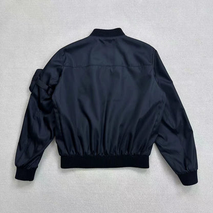 PRADA Jacket with Triangle Logo Sleeve Pocket