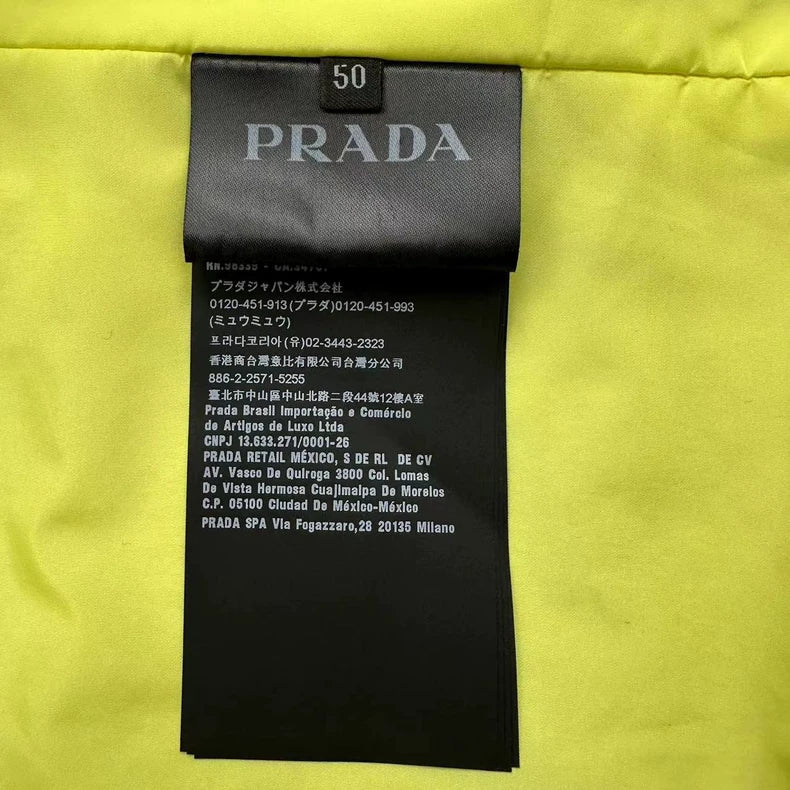 PRADA Jacket with Triangle Logo Sleeve Pocket