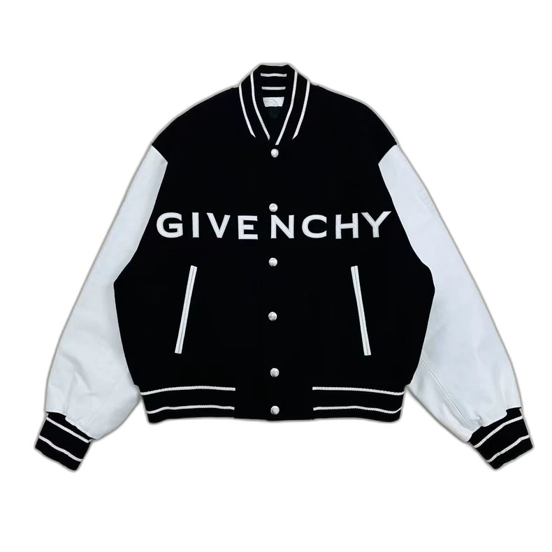 Givenchy Embroidered Logo Baseball Jacket