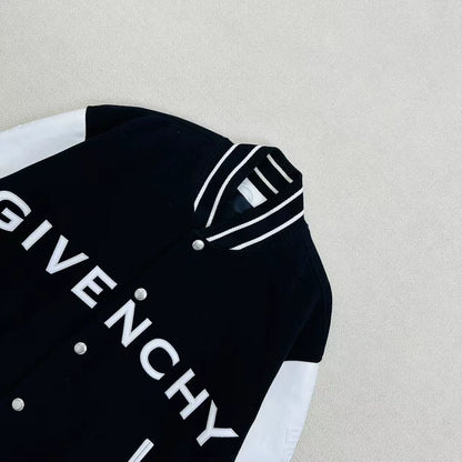 Givenchy Embroidered Logo Baseball Jacket
