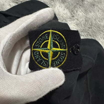 Stone Island Zip Hoodie Black Size M