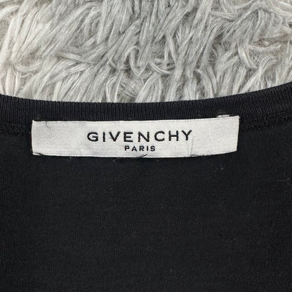 Givenchy Black Distressed Logo T-shirt-yf