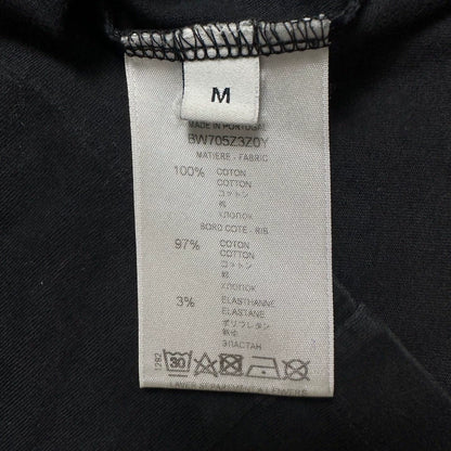 Givenchy Black Distressed Logo T-shirt-yf