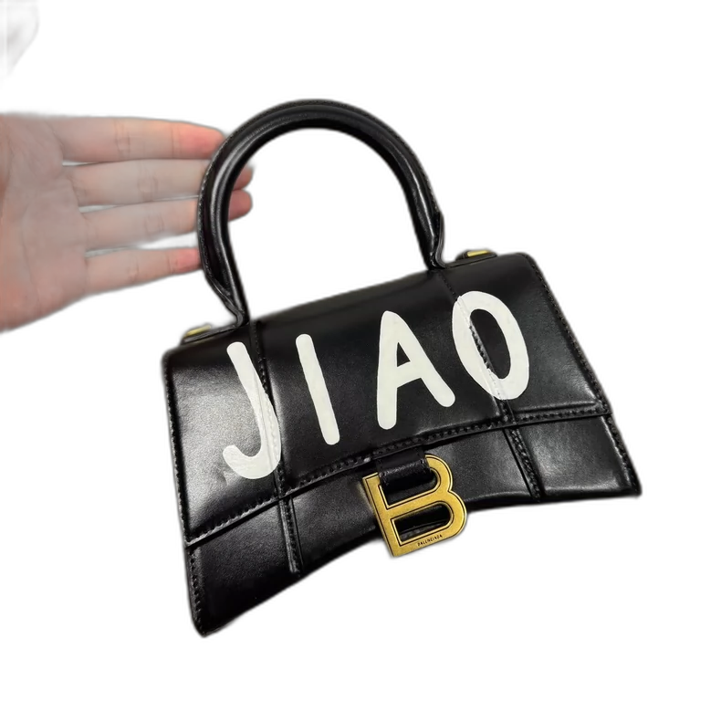 Balenciaga Hourglass Graffiti Bag XS Size