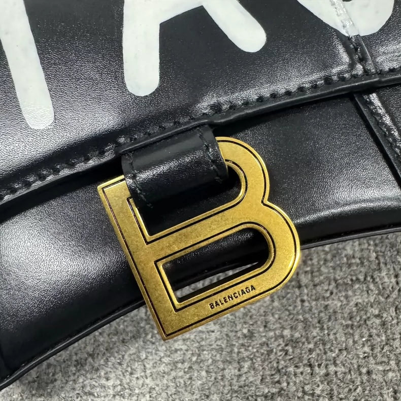 Balenciaga Hourglass Graffiti Bag XS Size