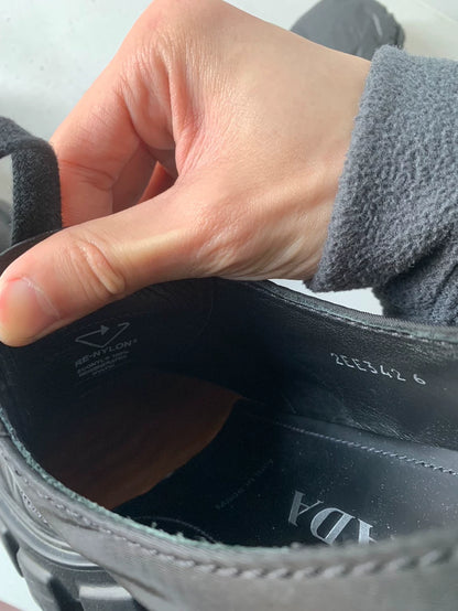 Prada Monolith Thick Sole Derby Shoes