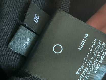 Amiri Black Denim Pants with Artistic Patchwork