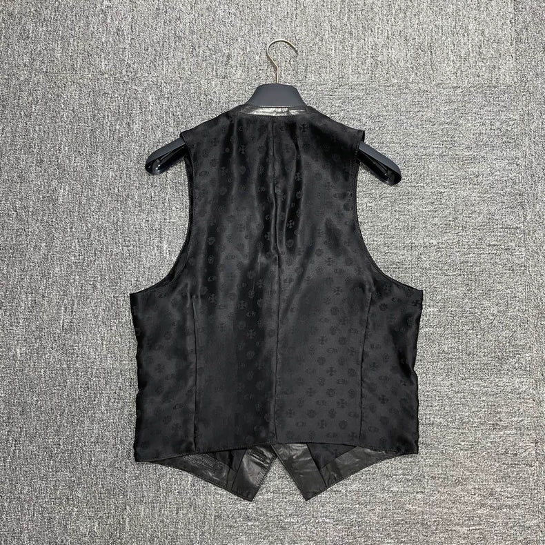 Chrome Hearts Shiny Panel Vest